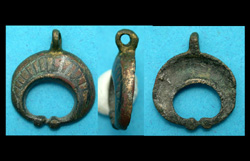 Pendent, Bulls Horns, Romano/Celtic, c. 1st-3rd Cent AD